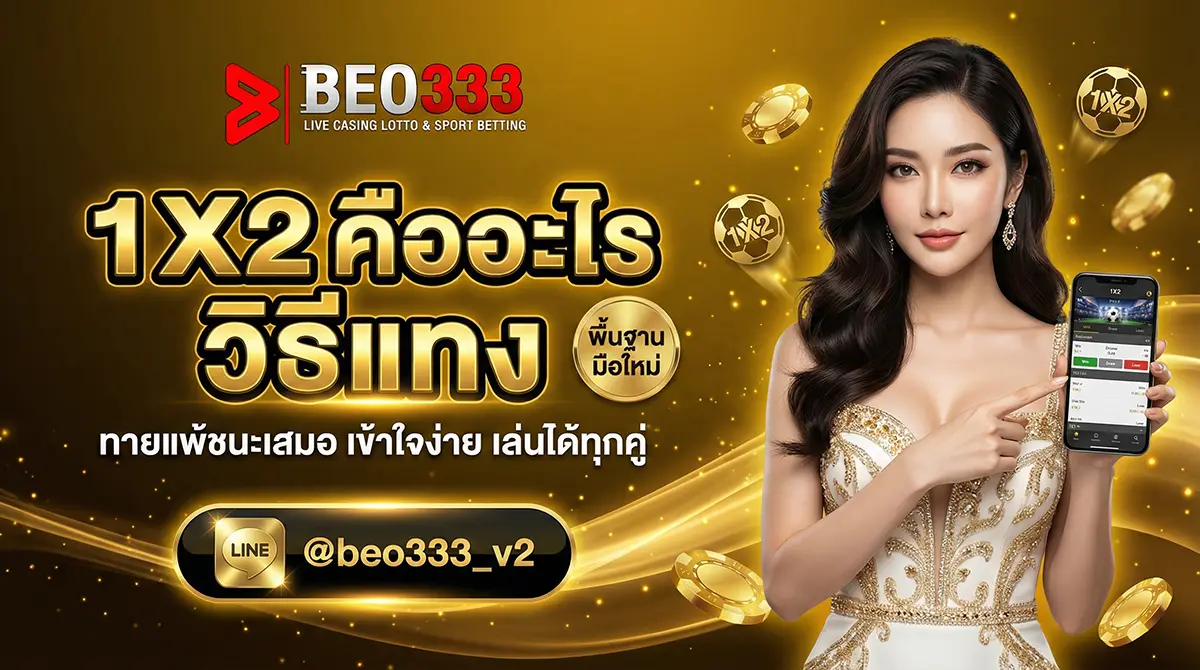 1X2 คืออะไร วิธีแทง มือใหม่ 2026