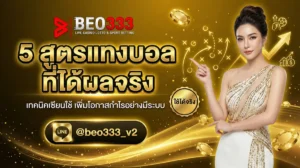 5 สูตรแทงบอล ได้ผลจริง 2026